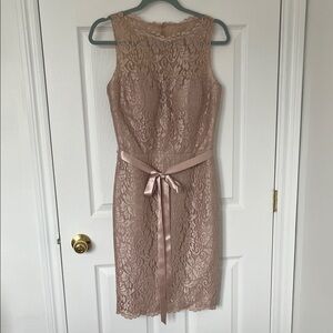 Elegant Lace Sleeveless Dress